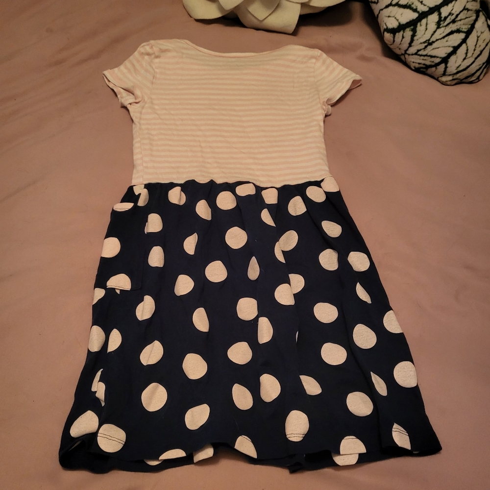 Carters girls size 10 polkadot dress with pockets